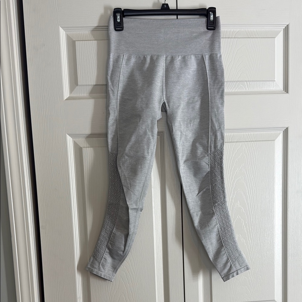Fabletics Gray Seamless High-Waisted Leggings